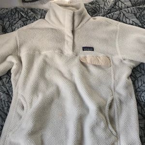 White Patagonia fleece